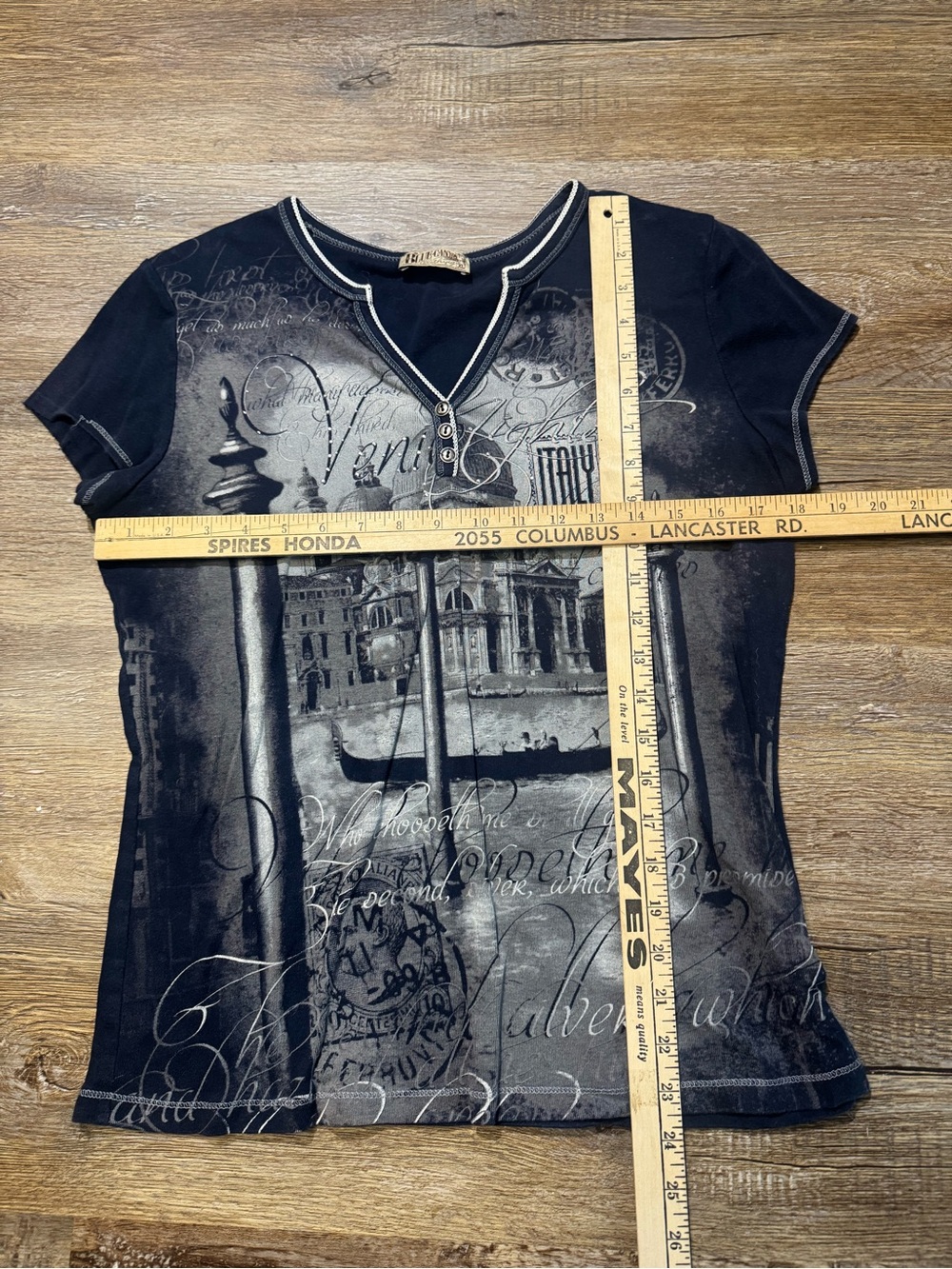 Crazy Women’s Y2K AOP Short Sleeve Shirt - Picture 4 of 4